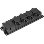 Multiprise electrique extrieur tanche 4 prises (mise  la terre de type prise allemande) rsistant ...