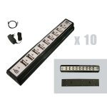Multiprise hub 10 ports usb 2. 0 - a poser ou � fixer au mur - usb2 high speed