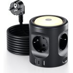 Multiprise avec interrupteur, tour multiprise 4 prises et 3 usb ports, multiprise parafoudre et surtension ... Multiprise avec interrupteur, tour multiprise 4 prises et 3 usb ports, multiprise parafoudre et surtension ...
