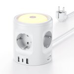 Multiprise avec interrupteur, tour multiprise 4 prises et 3 usb ports, multiprise parafoudre et surtension ... Multiprise avec interrupteur, tour multiprise 4 prises et 3 usb ports, multiprise parafoudre et surtension ...