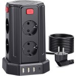 Multiprise avec interrupteur, tour multiprise 8 prises et 4 usb, multiprise usb parafoudre et 4 interrupteurs ... Multiprise avec interrupteur, tour multiprise 8 prises et 4 usb, multiprise usb parafoudre et 4 interrupteurs ...