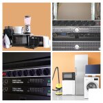 Multiprise rack 19  8 prises, rackable 19 pouces, bloc multiprise pdu avec interrupteur, 8 prises lectrique ...