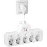 Multiprise usb c, 5 prises avec interrupteur individuel, prise multiple murale avec chargeur rapide pd20w ... Multiprise usb c, 5 prises avec interrupteur individuel, prise multiple murale avec chargeur rapide pd20w ...