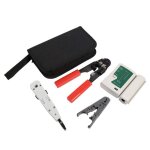 Mvi trousse  outils reseau kit d'outils reseau rj45 rj11 lan pour la reparation de cables reseau