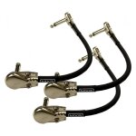 Mxr dcp06 - 3pk - 3 câbles jack coudé - jack coudé 15cm Mxr dcp06 - 3pk - 3 câbles jack coudé - jack coudé 15cm