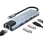 Naeryut - 5 - en - 1 hub usb c, adaptateur vers rj45 ethernet, hdmi 4k, pd 100w, usb 3. 0 port, usb 2. ... Naeryut - 5 - en - 1 hub usb c, adaptateur vers rj45 ethernet, hdmi 4k, pd 100w, usb 3. 0 port, usb 2. ...