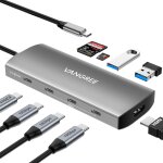 Naeryut - hub usbc vers usbc 10gbps, 3 ports usb 3. 2, 4k@60hz hdmi, 100w pd, 2 usb 3. 0&sd / tf, usbc ... Naeryut - hub usbc vers usbc 10gbps, 3 ports usb 3. 2, 4k@60hz hdmi, 100w pd, 2 usb 3. 0&sd / tf, usbc ...