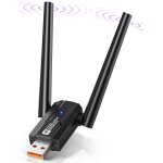 Naeryutyi - 2 en 1 dongle bluetooth 5. 4, clé wifi usb pour pc, 900mbps 2. 4ghz, 5. 0ghz mit 5dbi antenna ... Naeryutyi - 2 en 1 dongle bluetooth 5. 4, clé wifi usb pour pc, 900mbps 2. 4ghz, 5. 0ghz mit 5dbi antenna ...