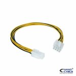 Nanocable - c�ble d'alimentation interne 15cm duplicateur 4 broches vers connexion 2x4 broches 4 broches ...