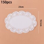Napperons ronds en papier blanc pour dcoration de table, napperons dcoratifs pour ix, 150 pices - ...