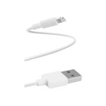 T'nb - câble lightning - usb mâle pour lightning mâle - 1 m - blanc T'nb - câble lightning - usb mâle pour lightning mâle - 1 m - blanc