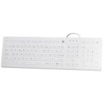 T'nb - clavier - ip68, m�dical - r�tro�clair� - azerty - fran�ais - blanc