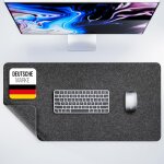 Nbgcm - ® sous - mains feutre [antidrapant] 80x40cm - premium anti - drapant xxl tapis de souris - ...