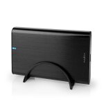 Nedis bo�tier pour disque dur 3. 5   usb 3. 1 gen1 usb type - a / usb type - c? notebook / pc alumini ...