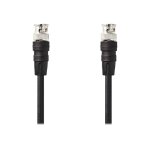 Nedis - cble vido / audio - bnc mle pour bnc mle - 5 m - noir - rond
