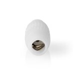 Nedis raccord de c�ble pour c�bles coaxiaux blanc