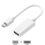 Ngre - mini hdmi dp - mini displayport display port dp vers hdmi, cble adaptateur compatible pour apple ...