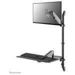 Neomounts wl90 - 325bl1 station de travail assis - debout - mural - 17 - 32  - ressort � gaz