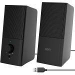 Netg - enceintes filaires usb 2. 0, duo haut - parleurs pc ordinateur, son clair et de qualit, autoalimentes ...