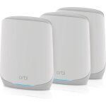 Netgear orbi rbk763s - syst�me wi - fi - (routeur, 2 rallonges) - jusqu'� 7500 pieds carr�s - maillage ...