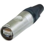 Neutrik rj45 ethercon cat6 a steckverbinder stecker, gerade pole: 8p8c ne8mx6 nickel ne8mx6 1 st.