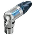 Neutrik xlr - steckverbinder buchse, gewinkelt polzahl: 4 silber nc4frx 1 st. (nc4frx)