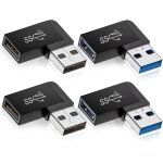 Nfgr - adaptateur usb 90 degrés, 4 pièces connecteur 10gbps usb 3. 1 mâle vers femelle droit angle, soutien ... Nfgr - adaptateur usb 90 degrés, 4 pièces connecteur 10gbps usb 3. 1 mâle vers femelle droit angle, soutien ...
