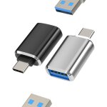Nfgr - adaptateur usb c to usb a (2pack) pour apple iphone 15 pro max plus pour ipad macbook air prise ...