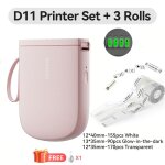 Niimbot - mini imprimante de poche portable d11, tiqueteuse autocollante sans fil, bluetooth, sans encre, ...