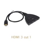 Noir 3 ports hdmi multi - affichage commutateur automatique hub boîte répartiteur 1080p hd tv adaptateur ... Noir 3 ports hdmi multi - affichage commutateur automatique hub boîte répartiteur 1080p hd tv adaptateur ...