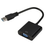 Noir - nouvellement multi affichage convertisseur usb 3. 0  vga adaptateur carte vido externe pour ...
