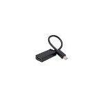 Noir support 1080p - = 0. 5 m - adaptateur de convertisseur de cble mini dp vers hdmi, mini displayport ...