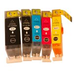 Non - oem - lot de 5 cartouches compatibles �quivalentes canon pgi - 520 et cli - 521