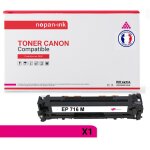 1 toner pour canon ep716 (cb543) magenta 1400 pages avec canon lbp 5050 n 5050 i - sensys lbp - 5050 ...