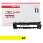 1 toner pour canon ep716 (cb542) yellow 1400 pages avec canon lbp 5050 n 5050 i - sensys lbp - 5050 n ...