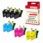Nopan - ink - x10 cartouches compatible pour brother lc 980 xl lc980xl (soleil) compatibles brother brother ... Nopan - ink - x10 cartouches compatible pour brother lc 980 xl lc980xl (soleil) compatibles brother brother ...