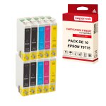 Nopan - ink - x10 cartouches compatible pour epson t0715 xl t0715xl (gupard) compatibles epson epson ...