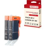 Nopan - ink - x2 cartouche compatible pour canon cli 521 xl cli 521xl noir 2933b001