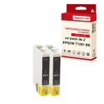 Nopan - ink - x2 cartouches compatibles pour epson t1291 xl t1291xl noir (pomme) pour epson stylus office ... Nopan - ink - x2 cartouches compatibles pour epson t1291 xl t1291xl noir (pomme) pour epson stylus office ...