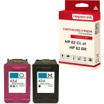 Nopan - ink - x2 cartouche compatible pour hp 62 xl + 62cl xl 62xl + 62clxl noir + cyan + magenta + jaune ...