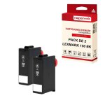 Nopan - ink - x2 cartouche compatible pour lexmark 150 xl 150xl noir