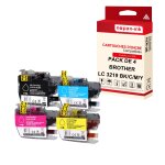 Nopan - ink - x4 cartouches compatibles pour brother lc 3219 xl lc3219xl noir + cyan + magenta + jaune ...