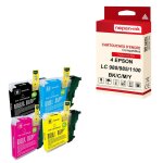 Nopan - ink - x4 cartouche compatible pour brother lc 980 xl lc980xl noir + cyan + magenta + jaune soleil ...