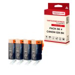 Nopan - ink - x4 cartouches compatibles pour canon pgi 520 xl pgi 520xl noir pour canon ip 3600 ip 3600 ... Nopan - ink - x4 cartouches compatibles pour canon pgi 520 xl pgi 520xl noir pour canon ip 3600 ip 3600 ...