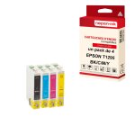 Nopan - ink - x4 cartouches compatibles pour epson t1291 xl + t1292 xl + t1293 xl + t1294 xl noir + cyan ...