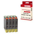 Nopan - ink - x4 cartouches compatibles pour epson t1631 xl t1631xl noir (stylo plume) pour epson workforce ...