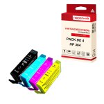 Nopan - ink - x4 cartouches compatibles pour hp 364 xl 364xl noir + cyan + magenta + jaune pour hp deskjet ...