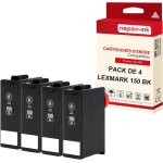 Nopan - ink - x4 cartouche compatible pour lexmark 150 xl 150xl noir 014n1614e