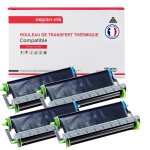 Nopan - ink - x4 kx - fa65 rouleau de transfert thermique compatible pour panasonic kx - fhd301 kx - ...