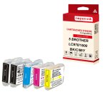 Nopan - ink - x5 cartouches lc 1000 xl lc1000xl (lune) compatibles brother brother dcp 130 c 135 c 150 ... Nopan - ink - x5 cartouches lc 1000 xl lc1000xl (lune) compatibles brother brother dcp 130 c 135 c 150 ...